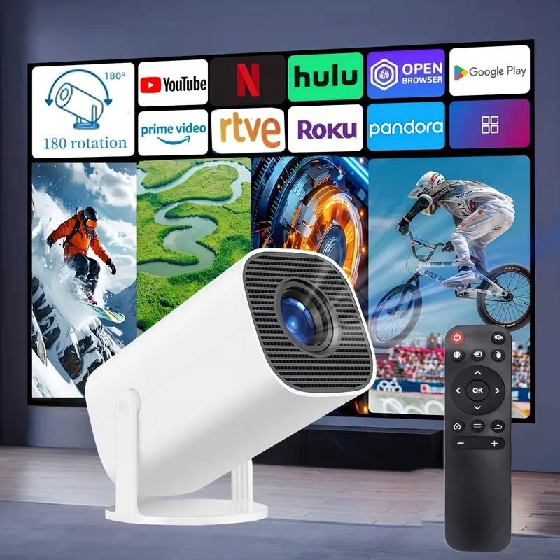 [Wireless Smart Projector] Portable Wireless Smart Projector